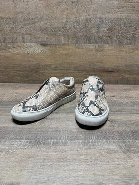 JSlides Heidi Snake Print Leather Slip On Shoes Women's Size 6.5